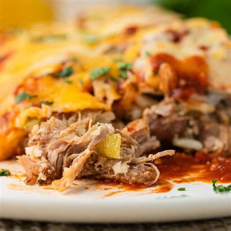 How many calories are in pork carnitas enchiladas - calories, carbs, nutrition