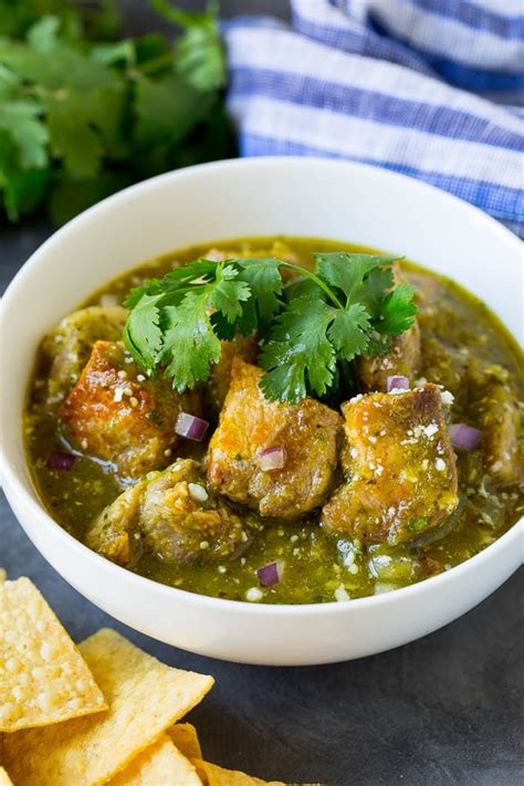 How many calories are in pork chili verde - calories, carbs, nutrition