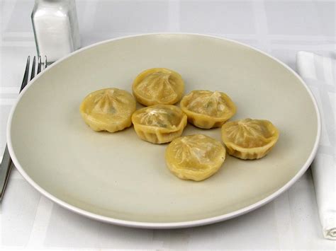 How many calories are in pork dumplings - steamed - calories, carbs, nutrition