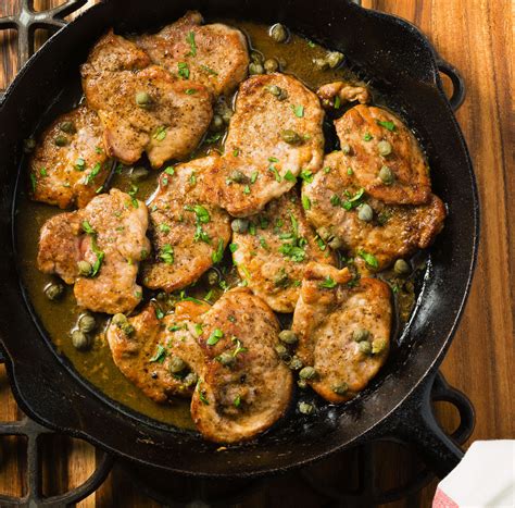 How many calories are in pork piccata - calories, carbs, nutrition