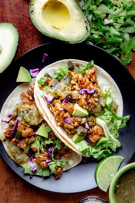 How many calories are in pork tacos with wild mushrooms - calories, carbs, nutrition