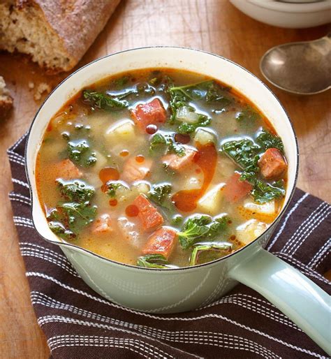 How many calories are in portuguese kale chorizo clam soup (79766.1) - calories, carbs, nutrition