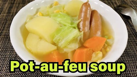 How many calories are in pot au feu soup - calories, carbs, nutrition