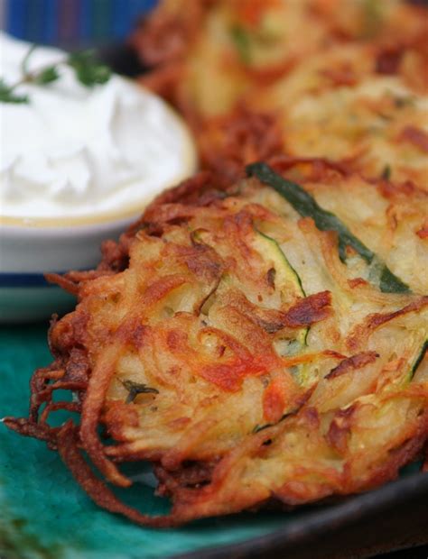 How many calories are in potato zucchini latkes - calories, carbs, nutrition