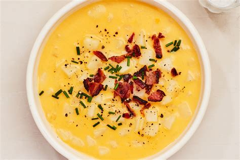 How many calories are in potato- bacon and cheddar soup - calories, carbs, nutrition