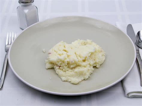 How many calories are in potatoes instant mashed three cheese 1/2 cup - calories, carbs, nutrition