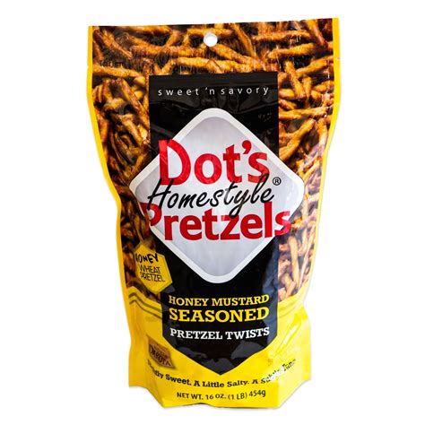 How many calories are in pretzel sticks - honey mustard - calories, carbs, nutrition