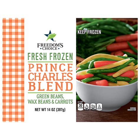 How many calories are in prince charles vegetable blend - calories, carbs, nutrition