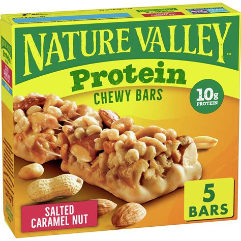 How many calories are in protein chewy bar, salted caramel nut - calories, carbs, nutrition