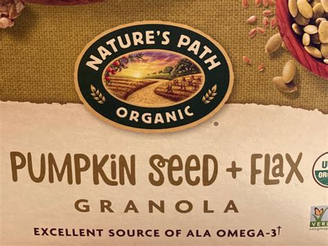 How many calories are in pumpkin flax granola - calories, carbs, nutrition