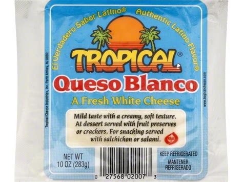 How many calories are in queso blanco - calories, carbs, nutrition