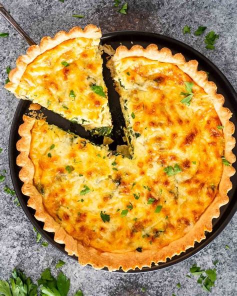 How many calories are in quiche florentine - calories, carbs, nutrition