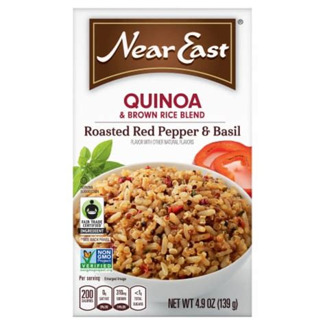 How many calories are in quinoa blend roasted red peppers & basil - calories, carbs, nutrition