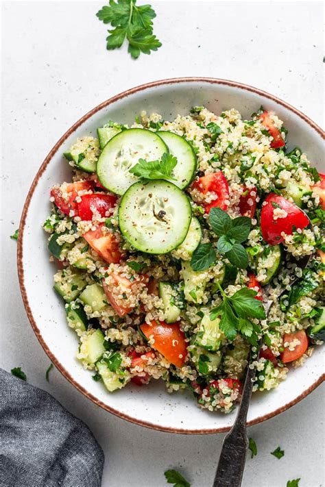 How many calories are in quinoa tabbouleh salad - calories, carbs, nutrition