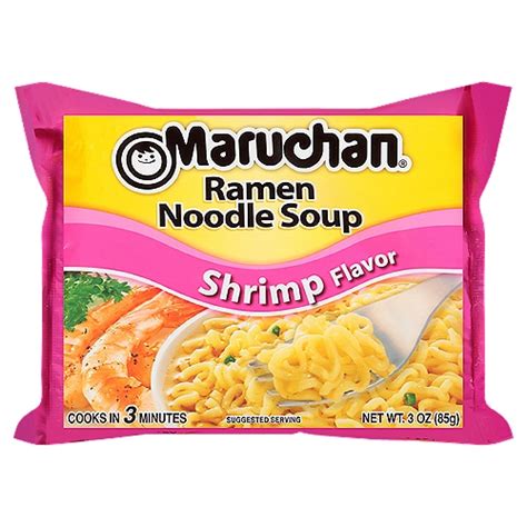 How many calories are in ramen noodle soup - shrimp - calories, carbs, nutrition