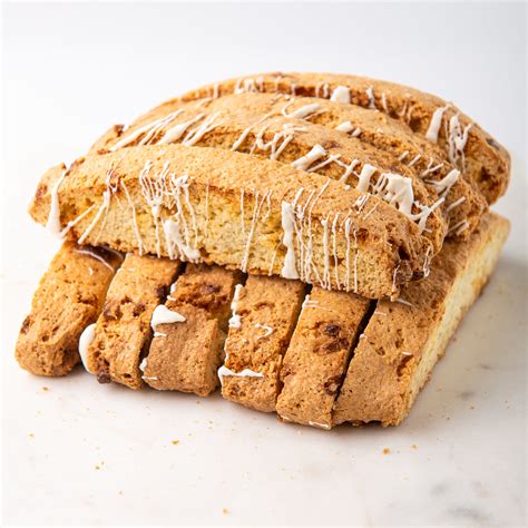 How many calories are in raspberry white chocolate chunk biscotti - calories, carbs, nutrition