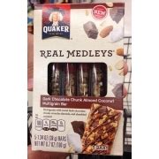 How many calories are in real medley bar - calories, carbs, nutrition