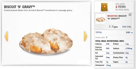 How many calories are in real sausage gravy biscuit deal - calories, carbs, nutrition