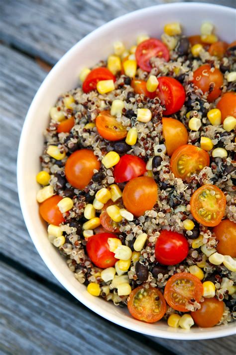 How many calories are in red quinoa corn tomato salad (26961.1) - calories, carbs, nutrition