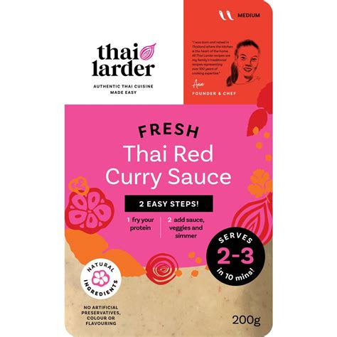 How many calories are in red thai curry sauce - calories, carbs, nutrition