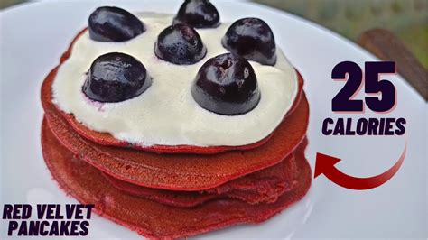 How many calories are in red velvet pancakes - calories, carbs, nutrition