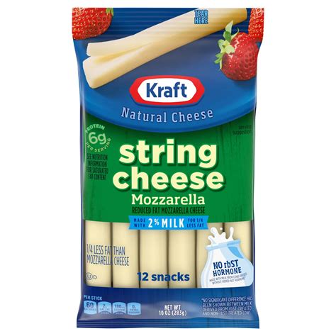 How many calories are in reduced fat - string cheese - calories, carbs, nutrition