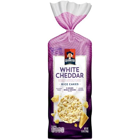 How many calories are in rice cake white cheddar - calories, carbs, nutrition