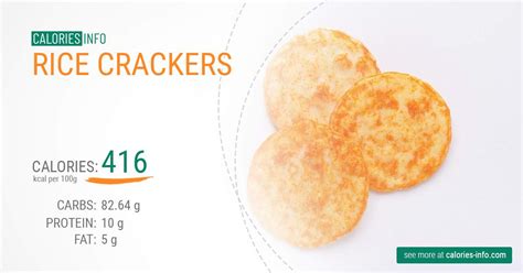 How many calories are in rice cracker blend - calories, carbs, nutrition