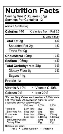 How many calories are in rice krispy bites - calories, carbs, nutrition