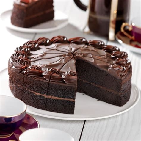 How many calories are in rich belgian chocolate fudge cake - calories, carbs, nutrition