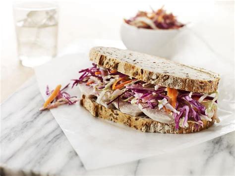 How many calories are in roast chicken and coleslaw sandwich on sliced brown bread - calories, carbs, nutrition