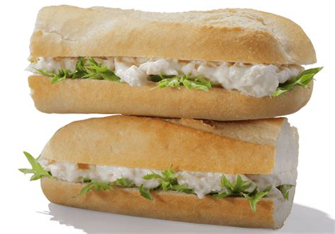 How many calories are in roast chicken salad baguette - calories, carbs, nutrition