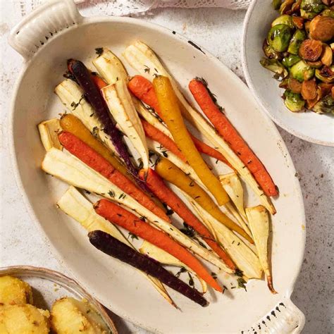 How many calories are in roasted carrot, parsnip & potato - calories, carbs, nutrition