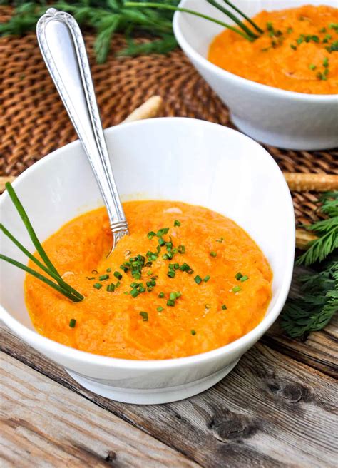 How many calories are in roasted carrot bisque - calories, carbs, nutrition