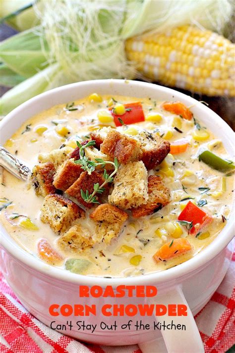 How many calories are in roasted corn chowder - calories, carbs, nutrition