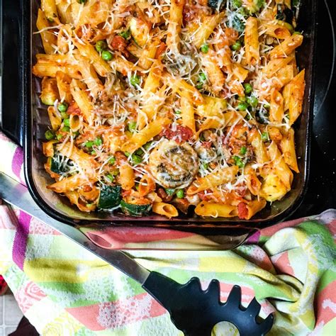 How many calories are in roasted vegetable penne bake - calories, carbs, nutrition