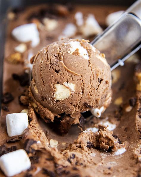 How many calories are in rocky road ice cream - calories, carbs, nutrition