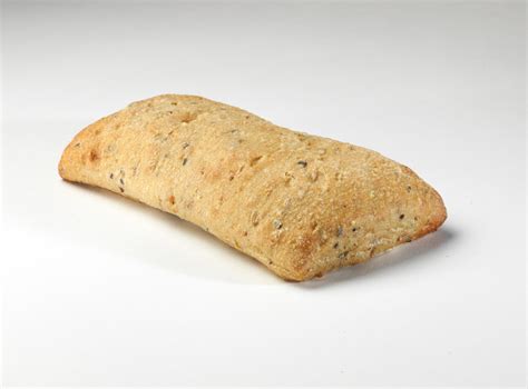 How many calories are in roll ciabatta multigrain panini 3.25 oz - calories, carbs, nutrition