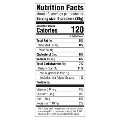 How many calories are in rosemary crackers - calories, carbs, nutrition