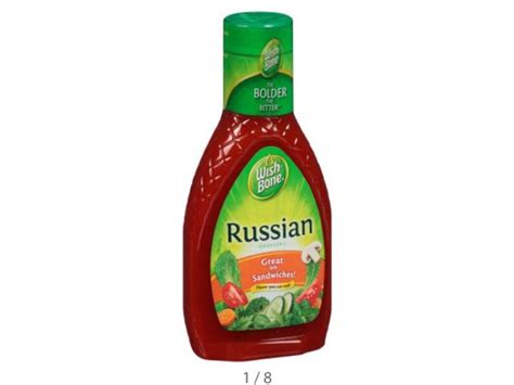 How many calories are in russian dressing - calories, carbs, nutrition