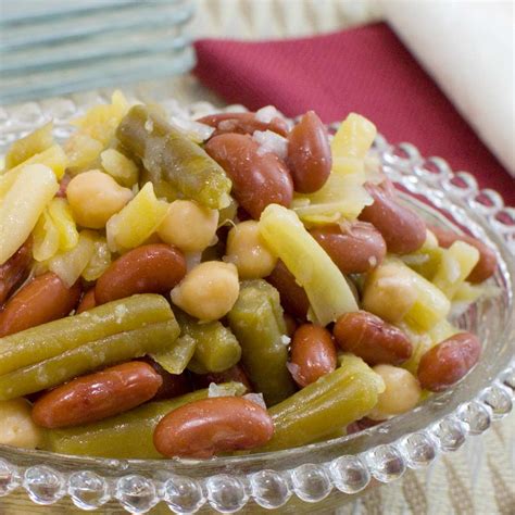 How many calories are in salad, four bean (bostwick) - calories, carbs, nutrition