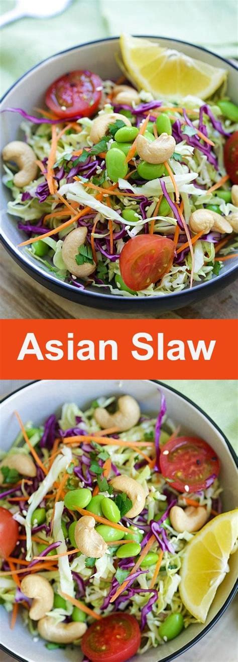 How many calories are in salad bar - asian slaw - calories, carbs, nutrition