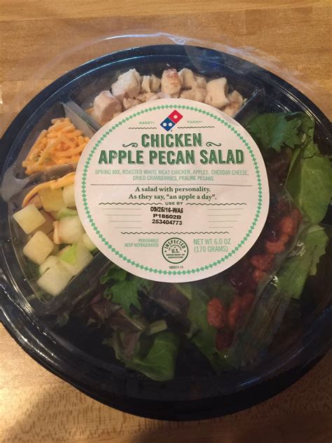 How many calories are in salad entree apple pecan action - calories, carbs, nutrition