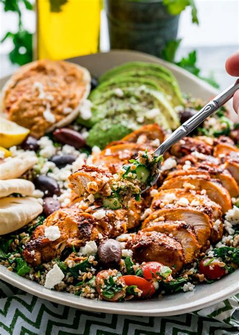 How many calories are in salad entree tabbouleh grilled chicken - calories, carbs, nutrition