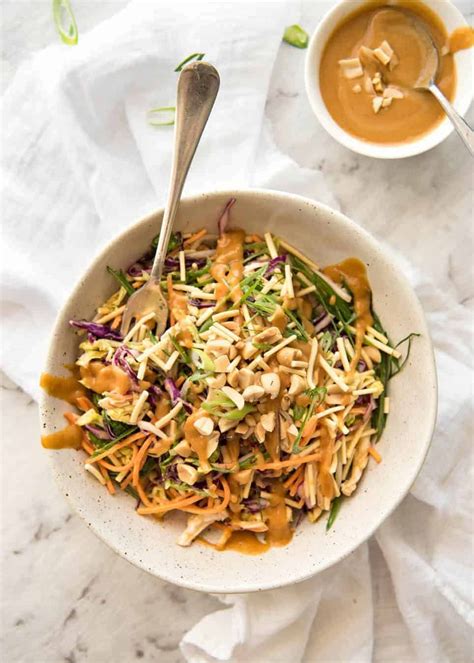 How many calories are in salad peanut chicken base - calories, carbs, nutrition