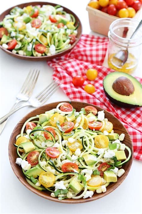 How many calories are in salad zucchini noodles & grape tomato 4 oz - calories, carbs, nutrition