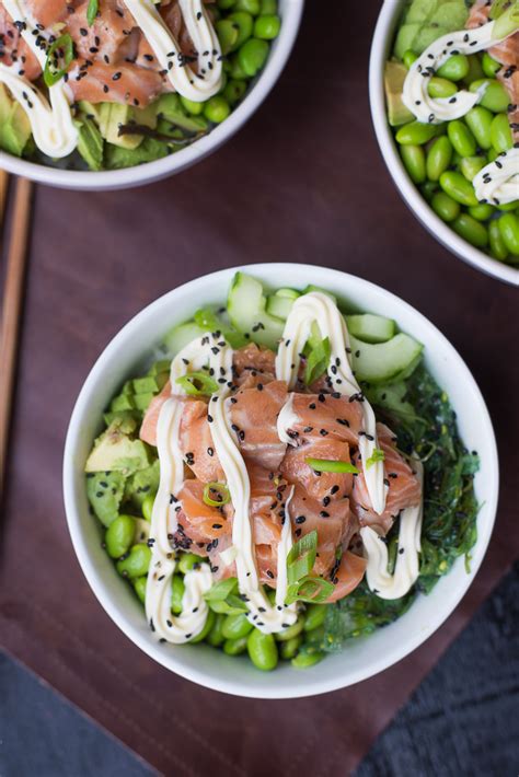 How many calories are in salade pok? bowl zalm - calories, carbs, nutrition