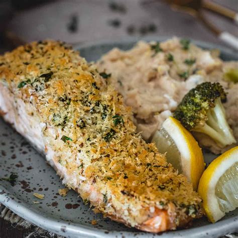 How many calories are in salmon bake with panko coating - calories, carbs, nutrition