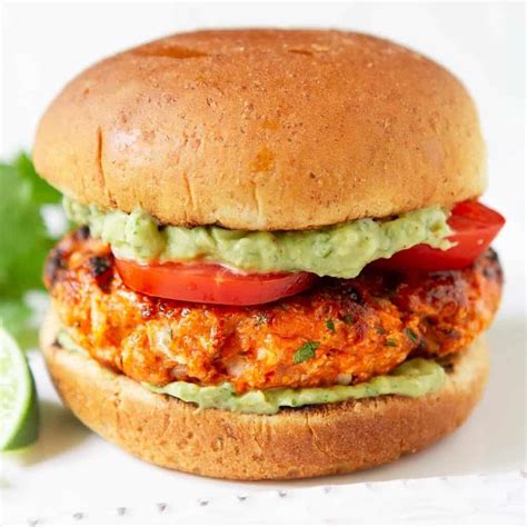 How many calories are in salmon burger - calories, carbs, nutrition