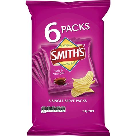 How many calories are in salt and vinegar crinkles crisps - calories, carbs, nutrition